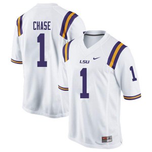 #1 Ja'Marr Chase LSU Men's Player Jerseys White