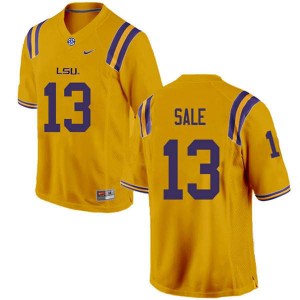 #13 Andre Sale Louisiana State Tigers Men's Official Jersey Gold