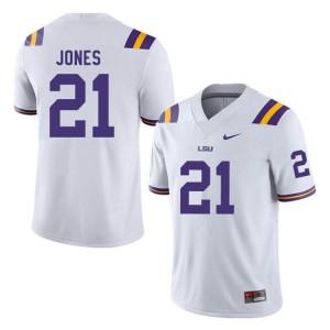 #21 Kenan Jones Tigers Men's NCAA Jersey White