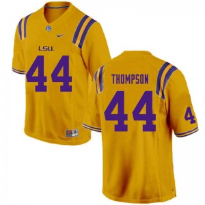 #44 Dylan Thompson Louisiana State Tigers Men's Football Jerseys Gold