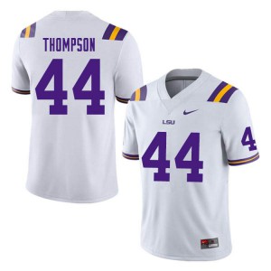 #44 Dylan Thompson LSU Men's Player Jersey White