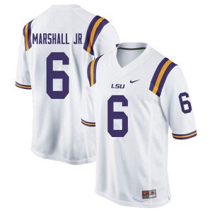 #6 Terrace Marshall Jr. LSU Men's Player Jerseys White