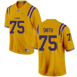 #75 Michael Smith Tigers Men's Stitched Jerseys Gold