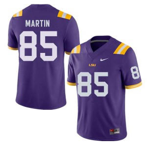 #85 Michael Martin LSU Men's Official Jersey Purple