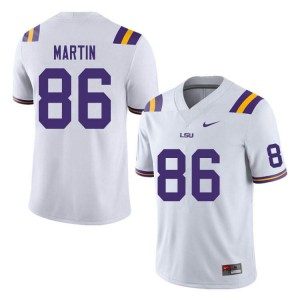 #86 Michael Martin LSU Men's Alumni Jerseys White