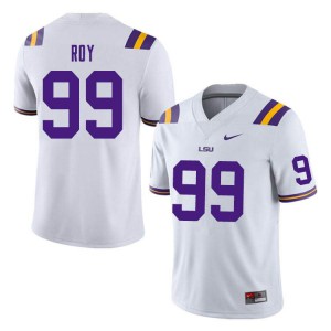 #99 Jaquelin Roy Tigers Men's Stitched Jersey White