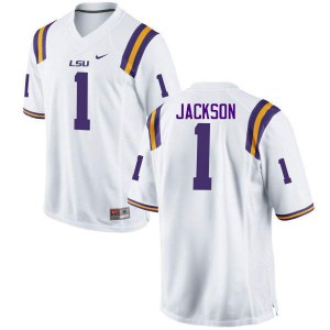 #1 Donte Jackson LSU Men's Player Jersey White