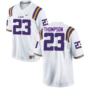 #23 Corey Thompson LSU Men's Stitch Jerseys White