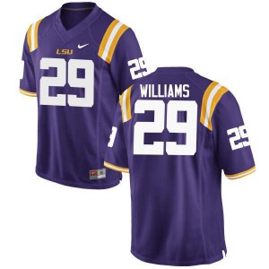 #29 Andraez Williams Tigers Men's Player Jersey Purple