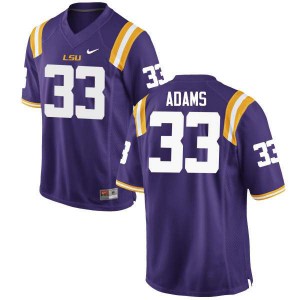 #33 Jamal Adams Louisiana State Tigers Men's Stitch Jersey Purple