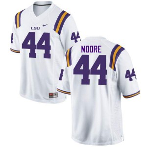 #44 John David Moore LSU Men's Football Jerseys White