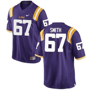 #67 Michael Smith LSU Tigers Men's Player Jersey Purple