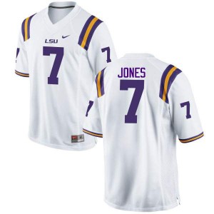 #7 Bert Jones LSU Men's Embroidery Jerseys White