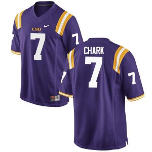 #7 D.J. Chark Louisiana State Tigers Men's College Jerseys Purple