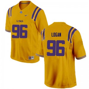 #96 Glen Logan Tigers Men's University Jersey Gold