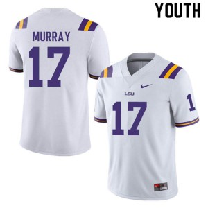 #17 Jabari Murray LSU Tigers Youth Official Jerseys White