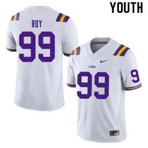 #99 Jaquelin Roy LSU Youth Player Jersey White