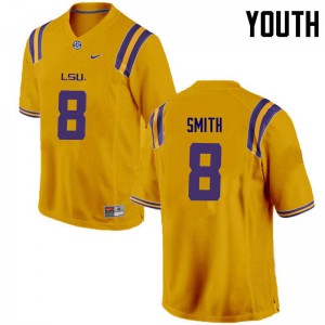 #8 Saivion Smith Louisiana State Tigers Youth High School Jersey Gold