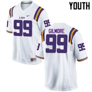 #99 Greg Gilmore Tigers Youth College Jerseys White